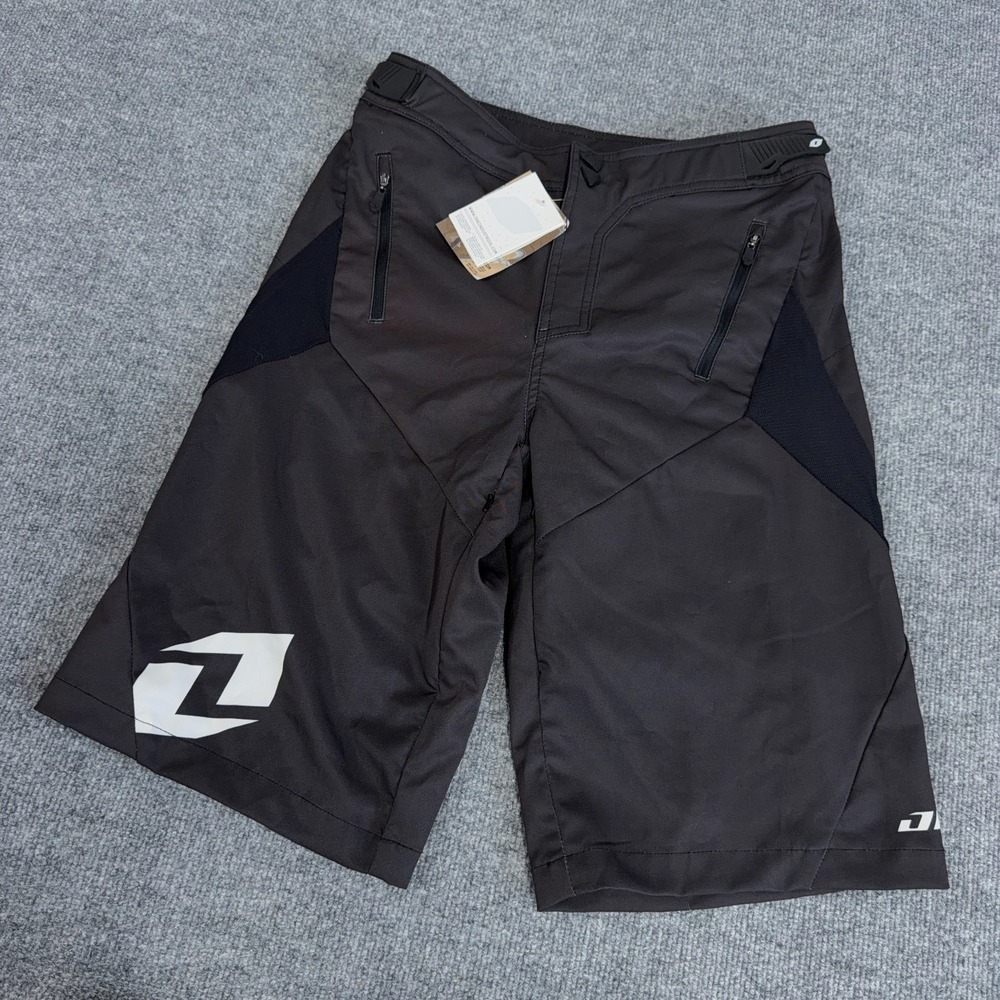 One Industries Vapor Short Men 32 Black Padded Stretch MTB Cycling Mountain Bike